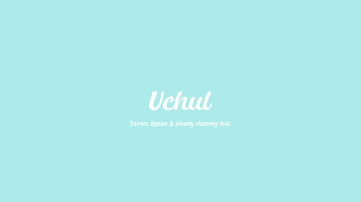Uchul Font