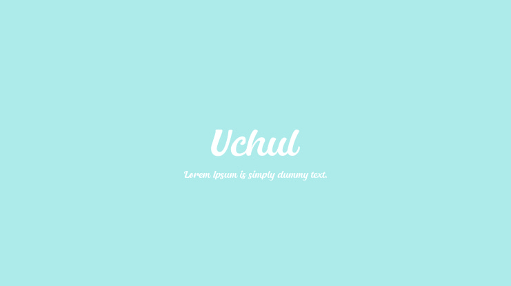 Uchul Font