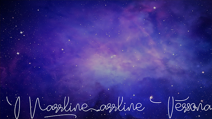 Marrline Personal Use Font