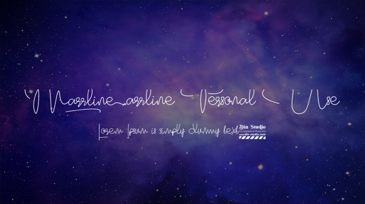 Marrline Personal Use Font