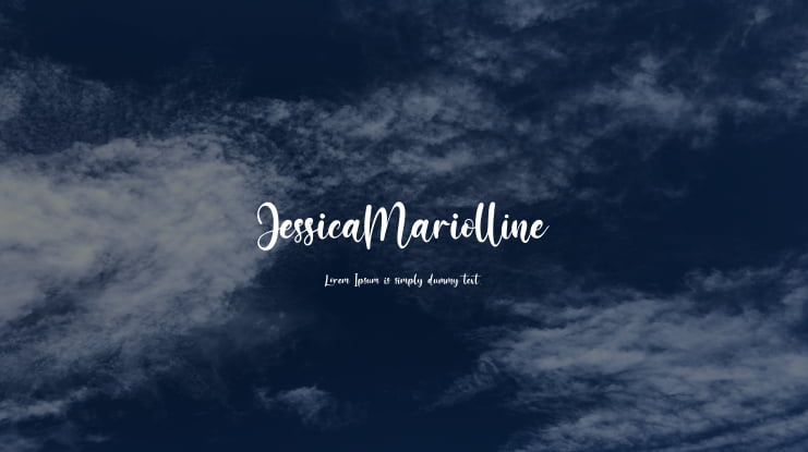 JessicaMariolline Font
