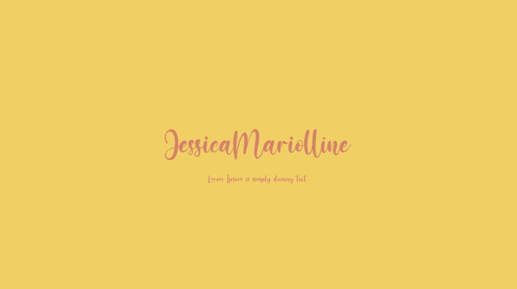 JessicaMariolline Font