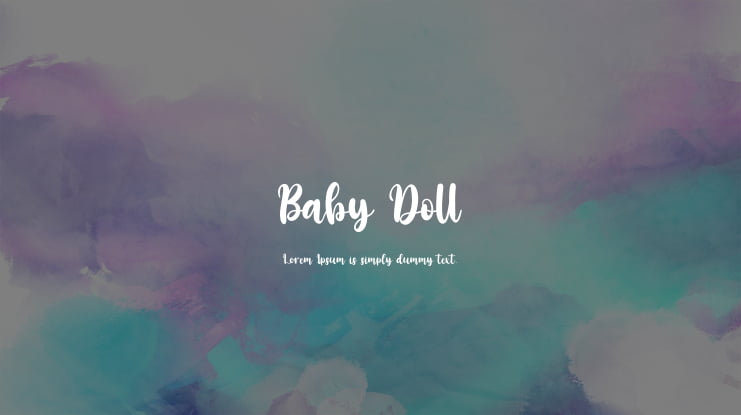 Baby Doll Font Family