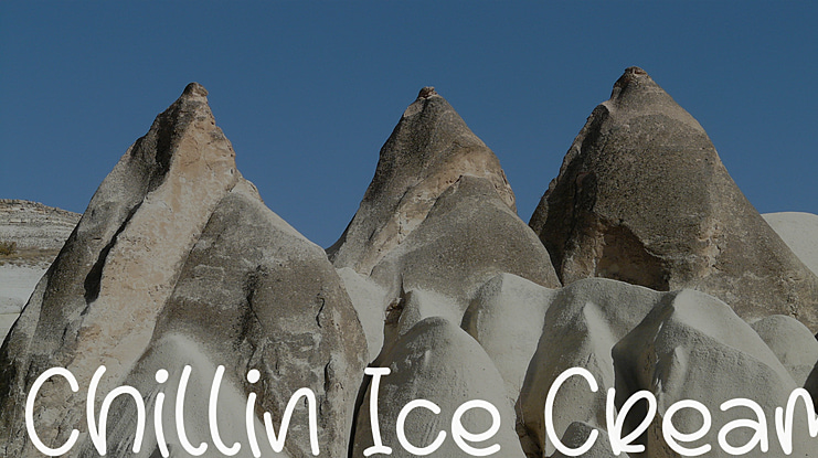 Chillin Ice Cream Font