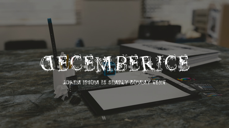 Decemberice Font