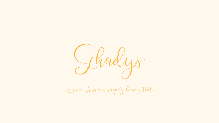 Ghadys Font