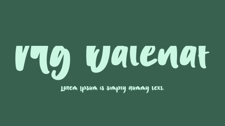 Mg Dalenaf Font