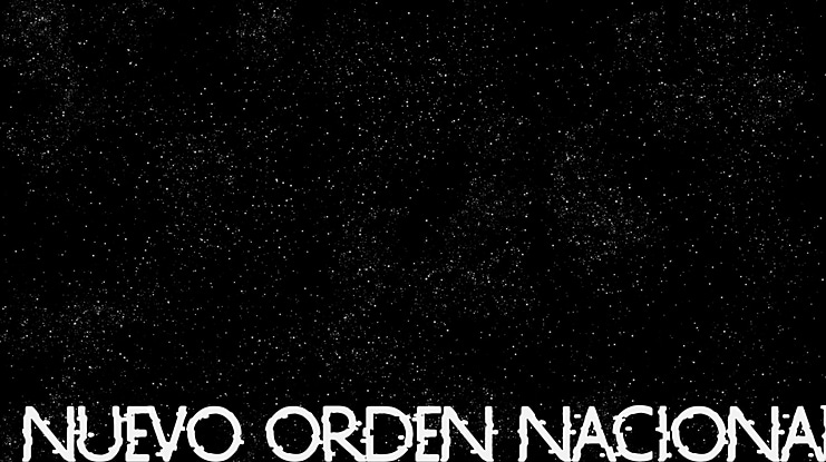 Nuevo Orden Nacional Font