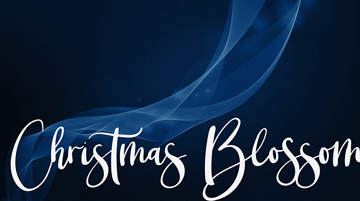 Christmas Blossom Font
