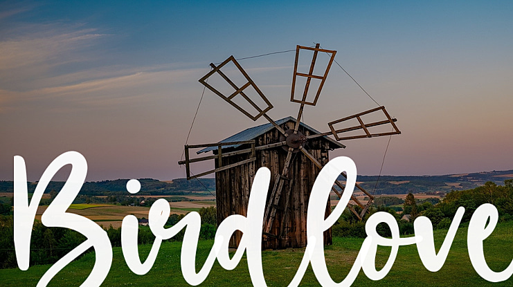 Birdlove Font