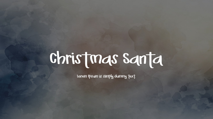 Christmas Santa Font