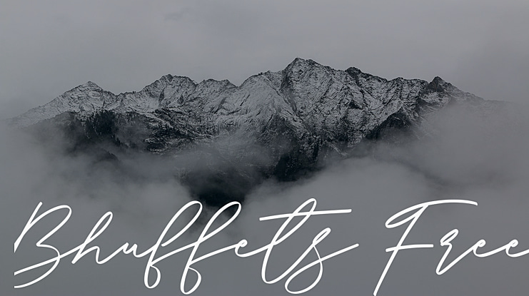 Bhuffets Free Font