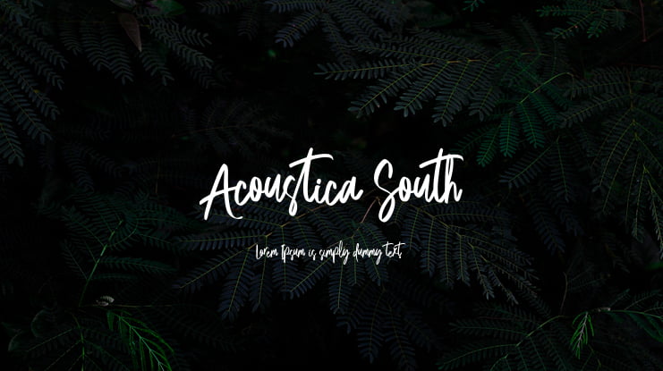 Acoustica South Font
