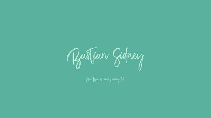 Bastian Sidney Font