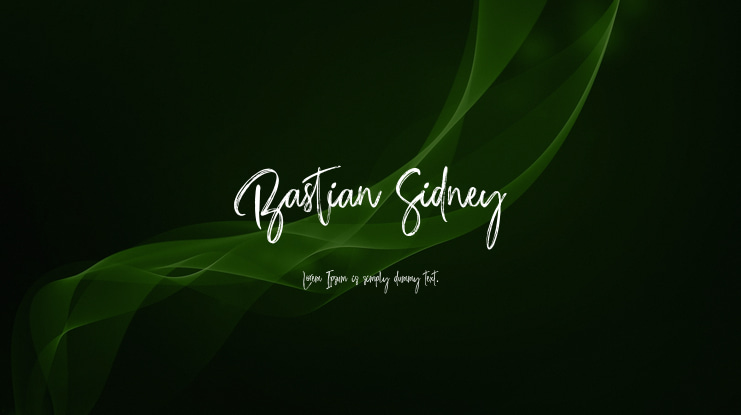 Bastian Sidney Font