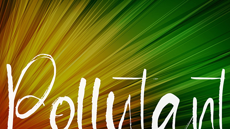 Pollutant Font Family