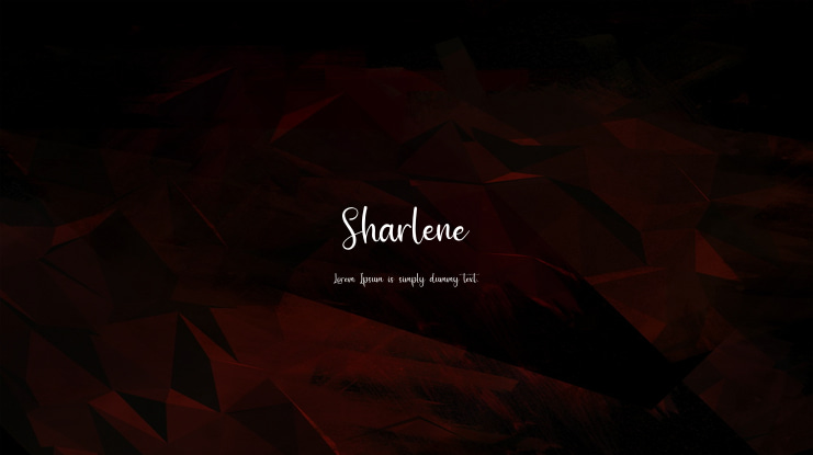 Sharlene Font Family