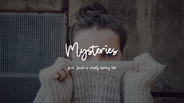 Mysteries Font