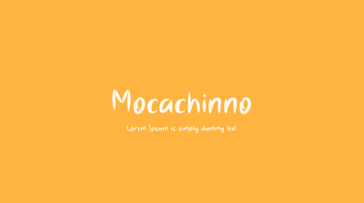Mocachinno Font