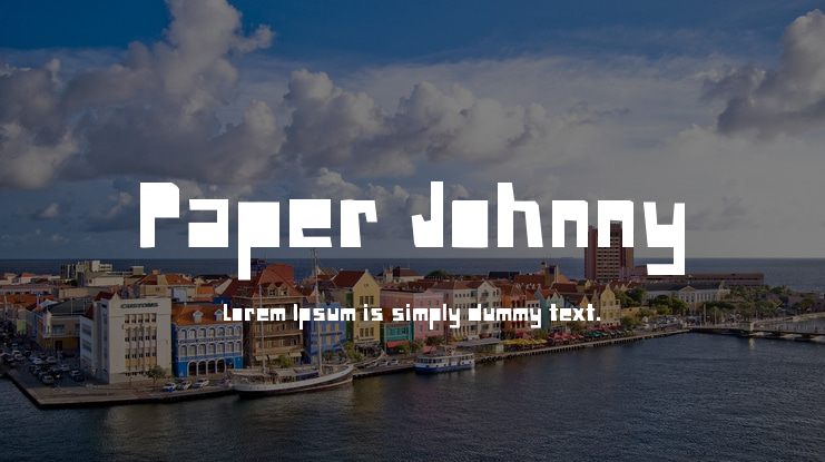 Paper Johnny Font Family