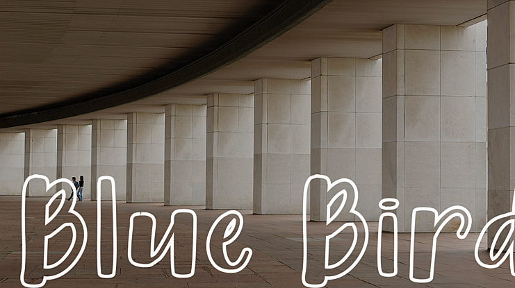 Blue Bird Font