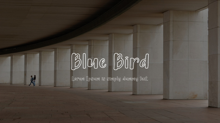 Blue Bird Font