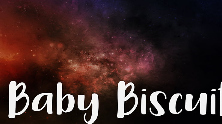 Baby Biscuit Font