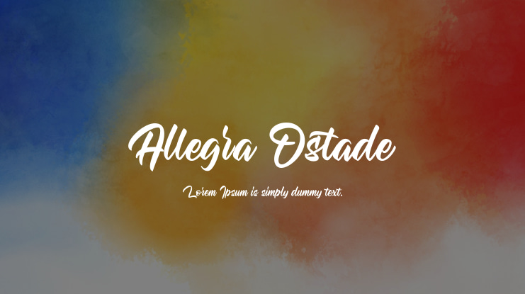 Allegra Ostade Font Family