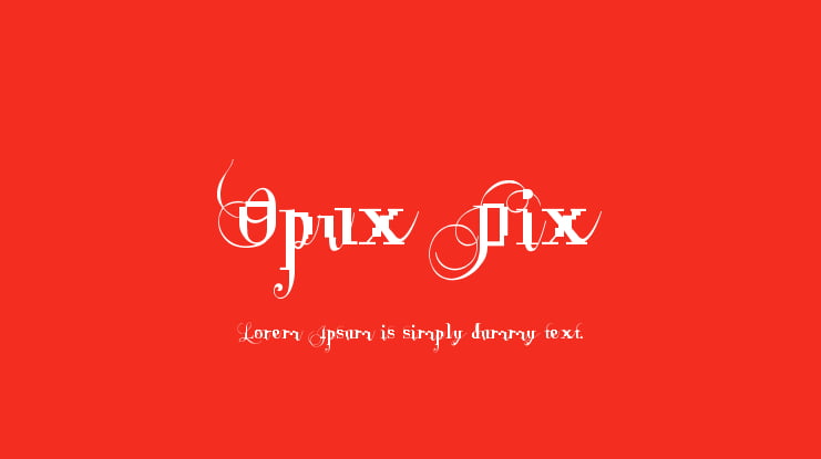 Opux Pix Font