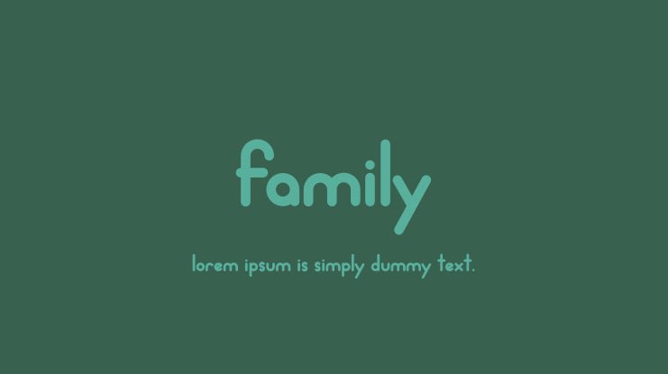Family Font