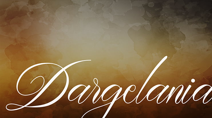 Dargelania Font
