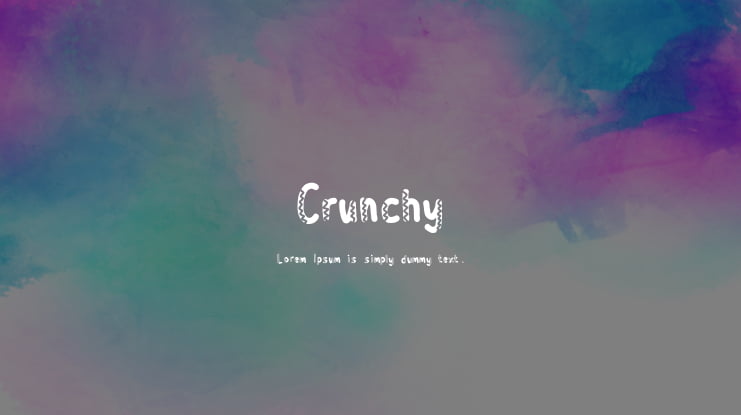 Crunchy Font