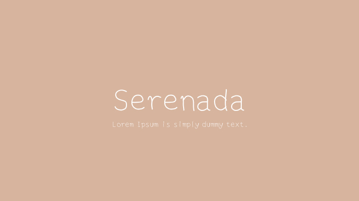 Serenada Font