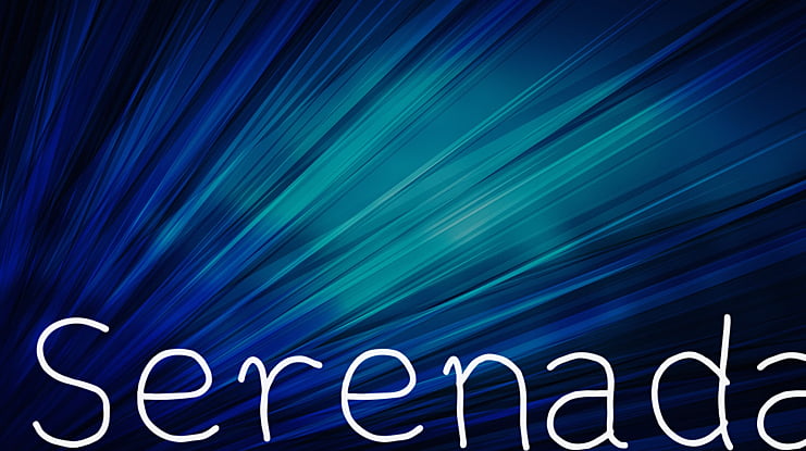 Serenada Font : Download Free for Desktop & Webfont