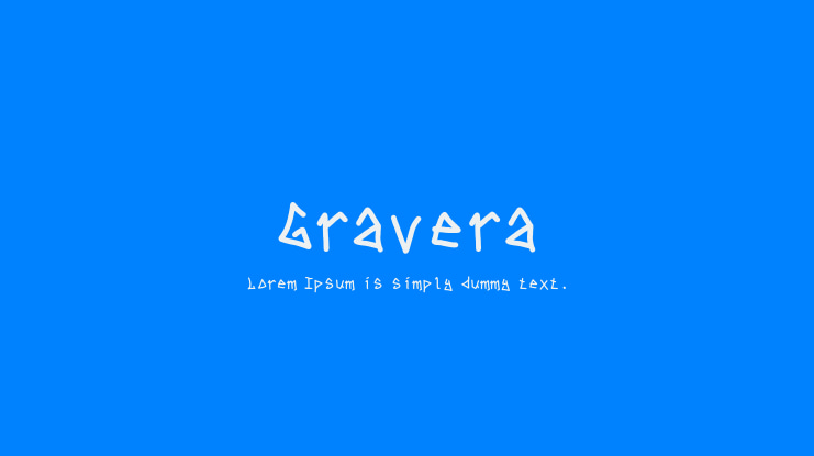 Gravera Font