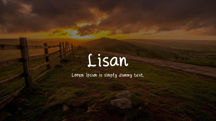 Lisan Font