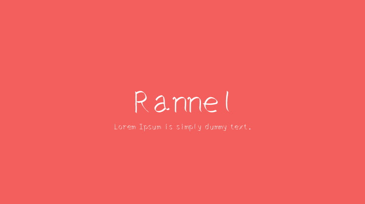 Rannel Font