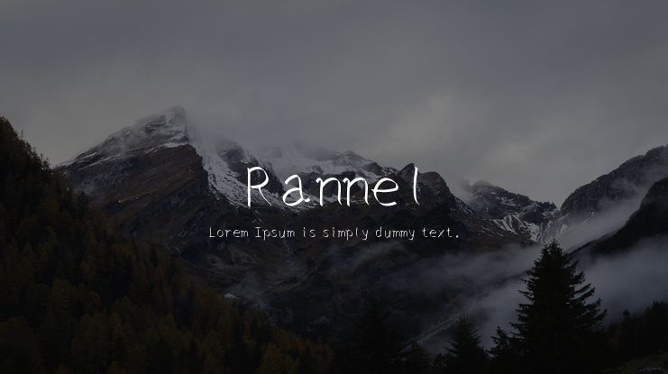 Rannel Font
