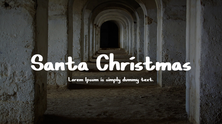 Santa Christmas Font