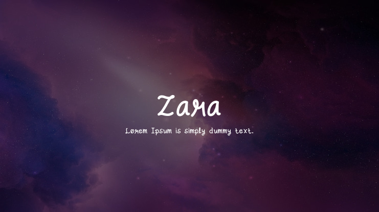 Zara Font