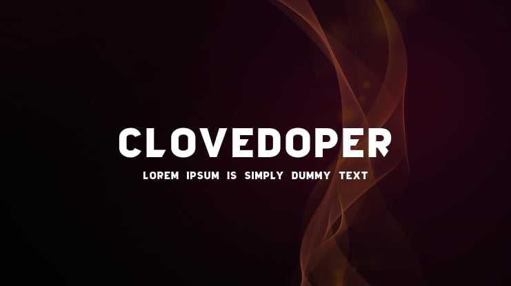Clovedoper Font
