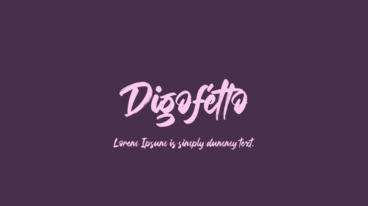 Digofetto Font