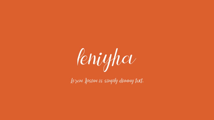 leniyha Font