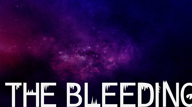 The Bleeding Font