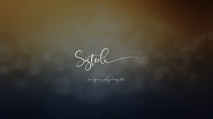 Sisterli Font