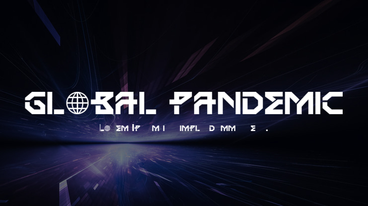 GLOBAL PANDEMIC Font
