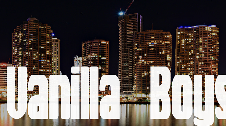 Vanilla Boys Font