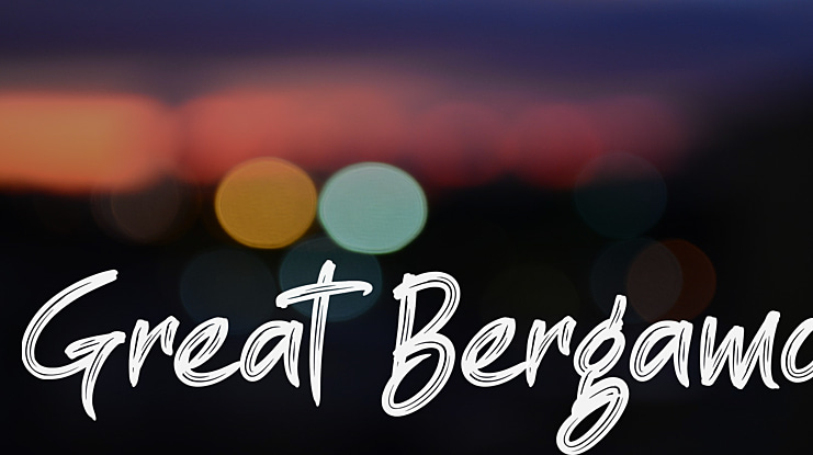 Great Bergamo Font