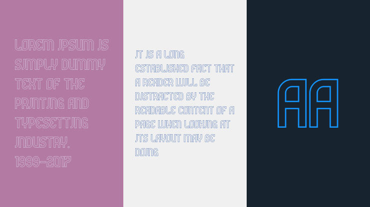 Futrons Outline Font