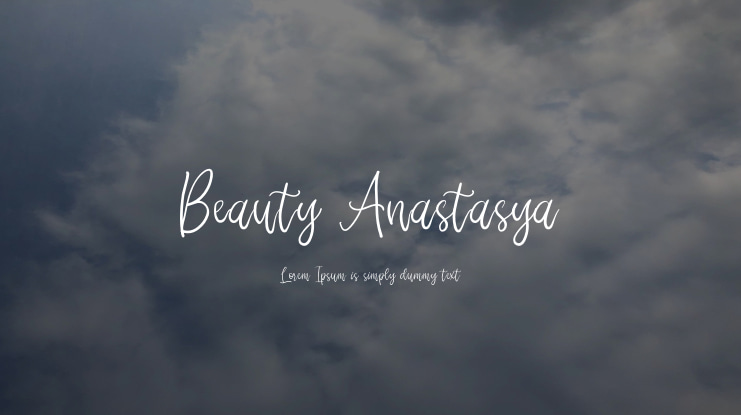 Beauty Anastasya Font